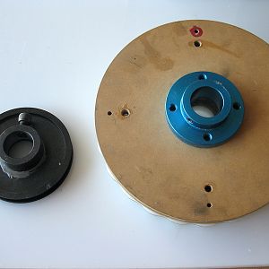 Drive pulley mounting method.