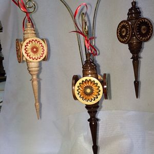 Rose Engine Christmas Ornaments