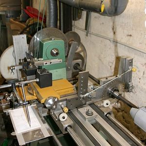 OT lathe with second shaft for RE function