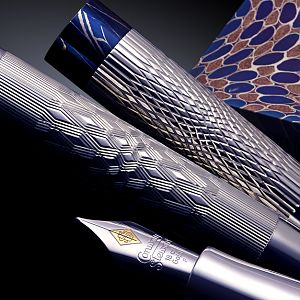 Prototype engraving for a line of pens
